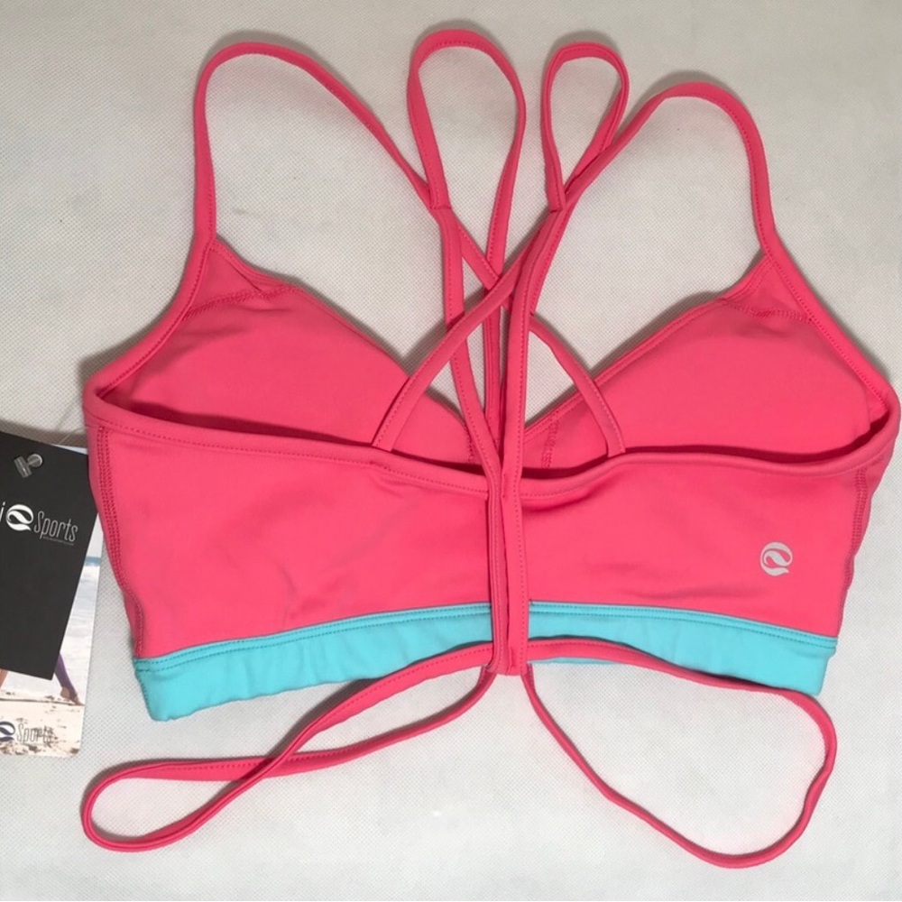 Balini Brand NEW Sport Strappy Sports Bra Pink Size Small